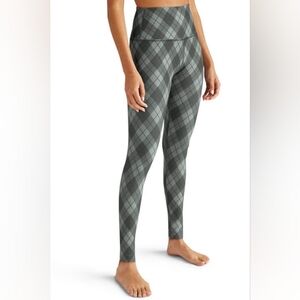 Beyond Yoga Plaid Soft Mark Caught in the Midi High Waist Leggings